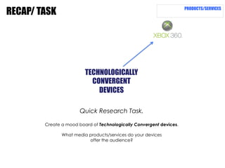 RECAP/ TASK                                                          PRODUCTS/SERVICES




                         TECHNO...