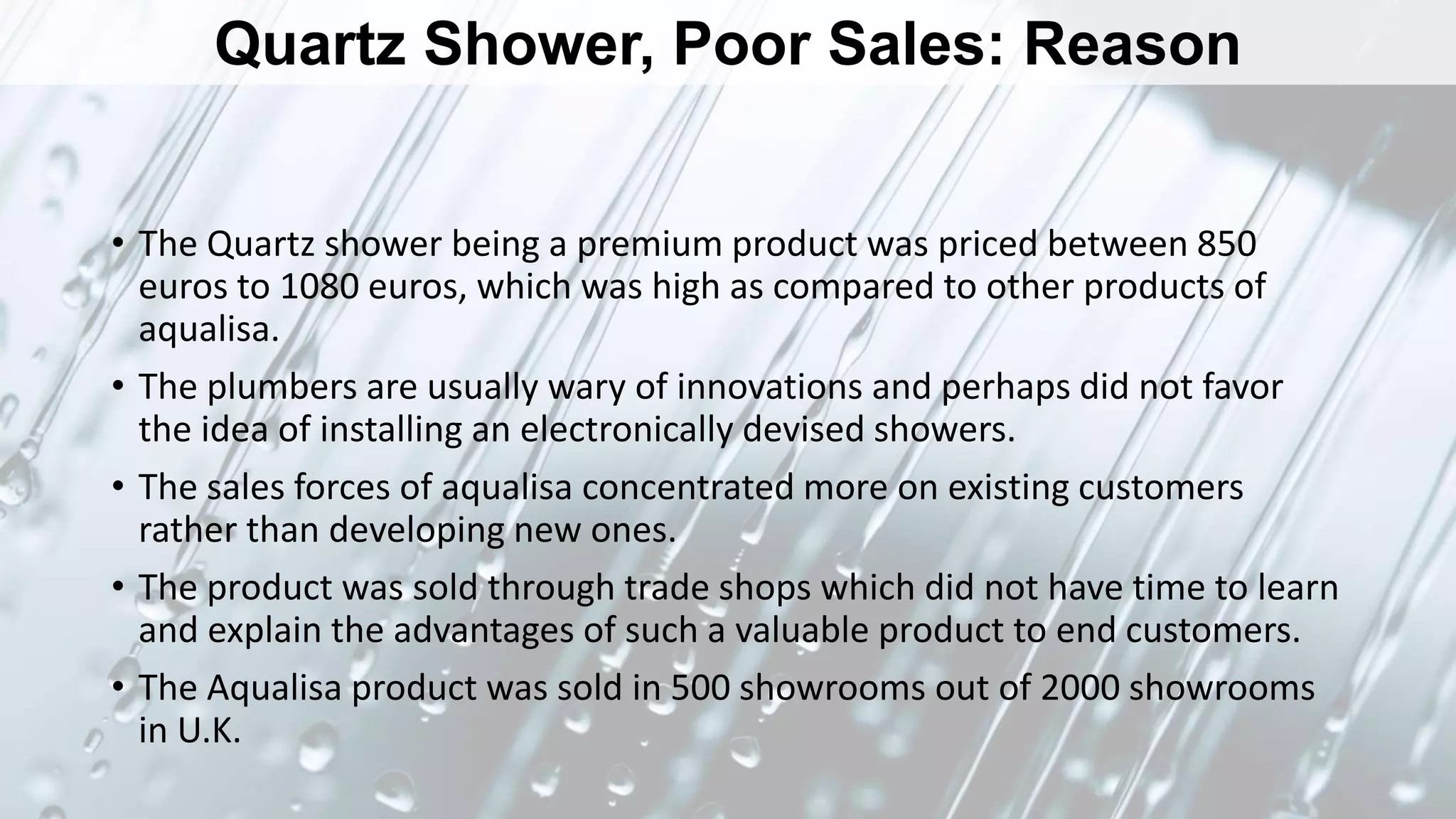 Aqualisa Quartz Simply A Better Shower (HBR Case Study) PPT