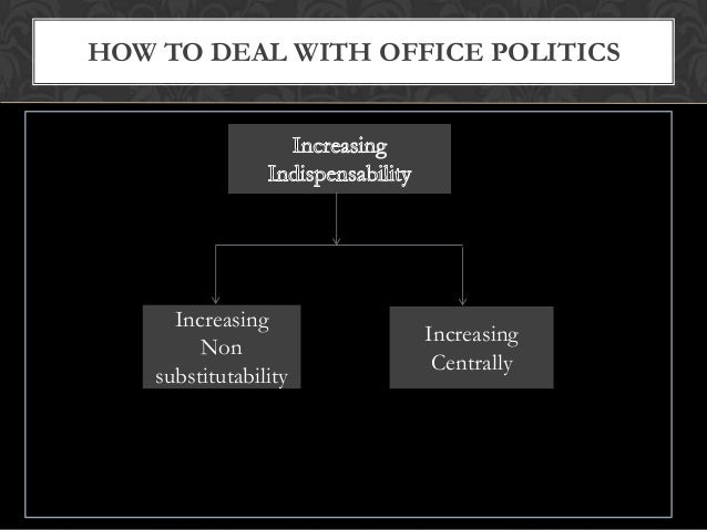 how to deal with office politics