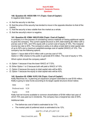 Hock Method Section B hock pdf questions 2020 ...... | PDF