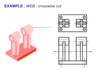 SECTION DRAWING . For full section, half section 1-1.ppt