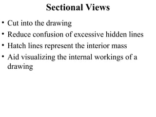 SECTION DRAWING . For full section, half section 1-1.ppt