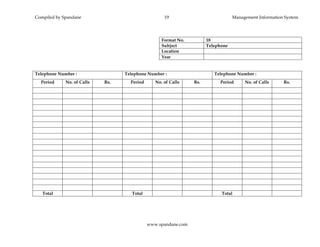 Section iii mis - formats | PDF