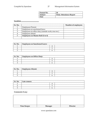 Section iii mis - formats | PDF