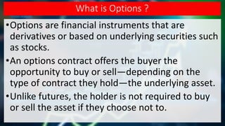 Offer Options SECTION IV - CHAPTER 28 - Options | PDF