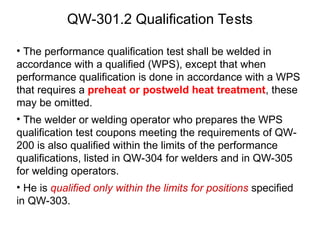 Welding - ASME SEC 9 Overview jkkkkkkkkkk | PPT