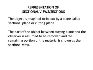 section of solids of drawings in engineering graphics | PPT