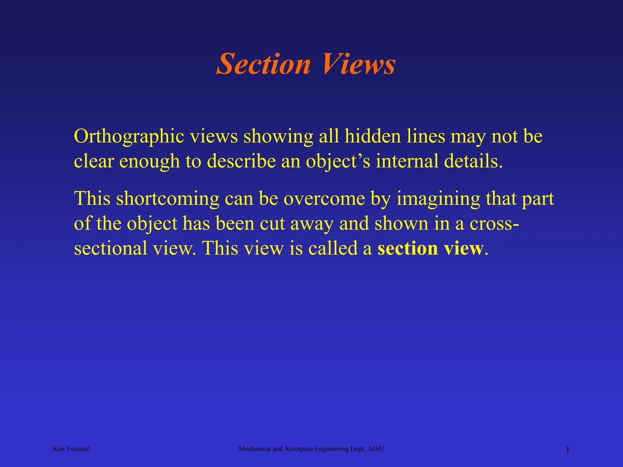 Types of Section Views - Section View-Section PPb.ppt