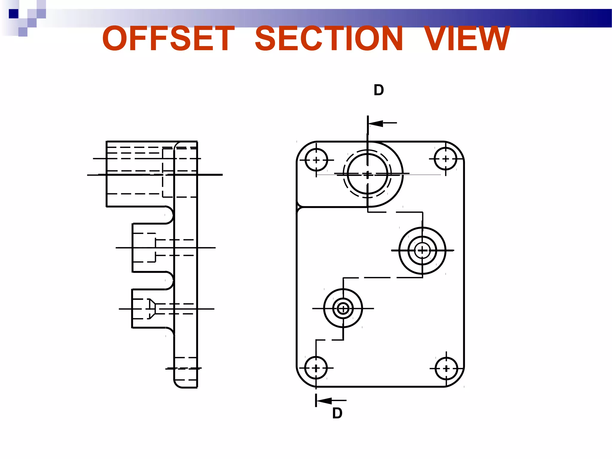 OFFSET SECTION VIEW
              D




          D
 