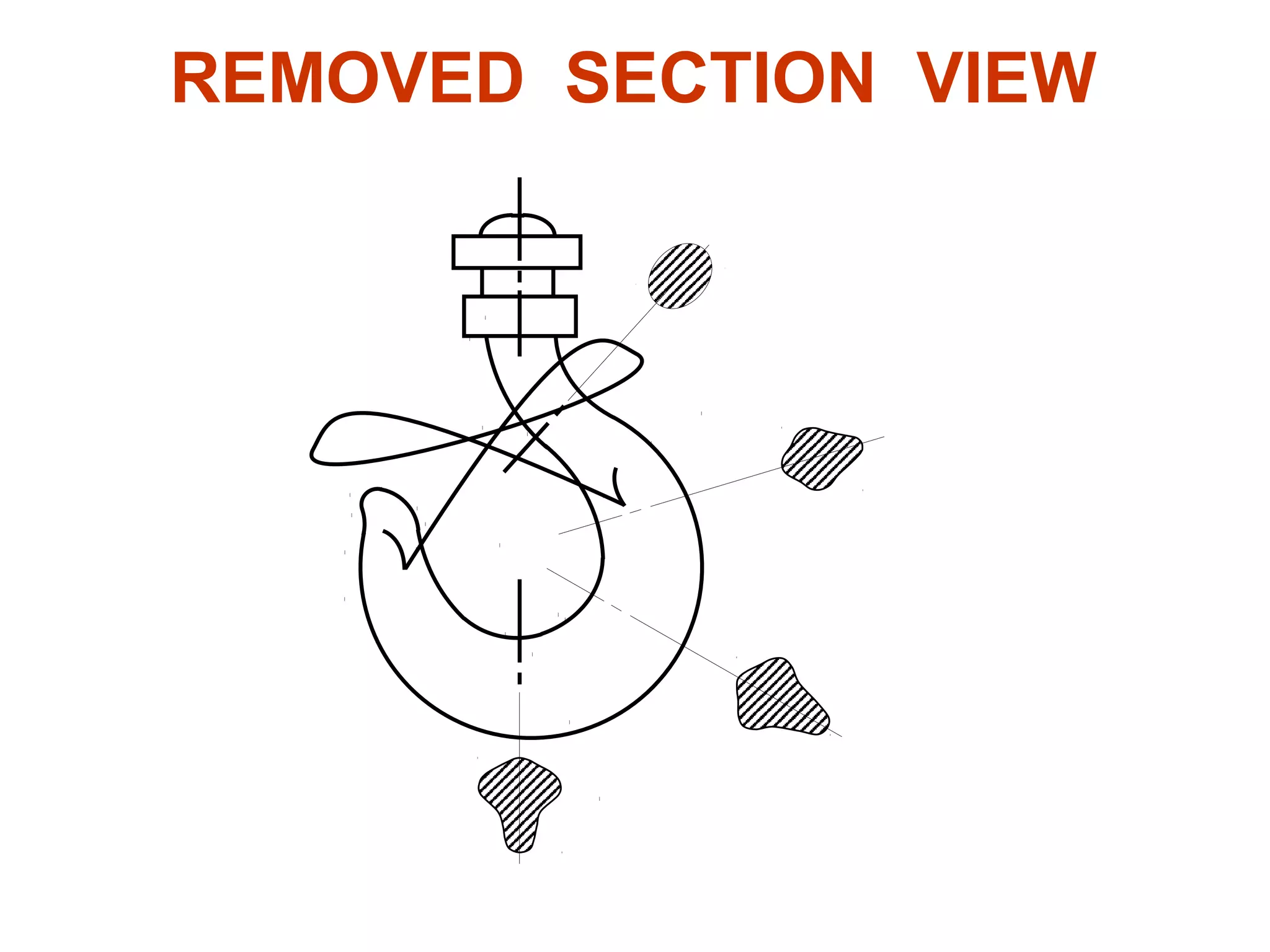 REMOVED SECTION VIEW
6. Removed section
 