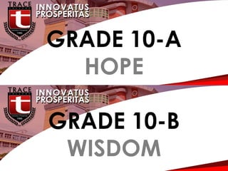 G
GRADE 10-A
HOPE
GRADE 10-B
WISDOM
 