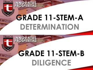 G
GRADE 11-STEM-A
DETERMINATION
GRADE 11-STEM-B
DILIGENCE
 