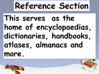 Sections of the library | PPTX