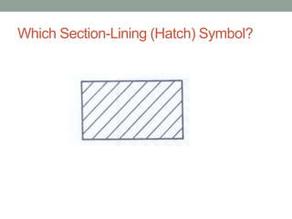 Which Section-Lining (Hatch) Symbol?
 