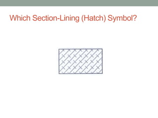 Which Section-Lining (Hatch) Symbol?
 