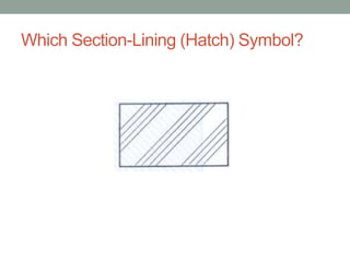 Which Section-Lining (Hatch) Symbol?
 