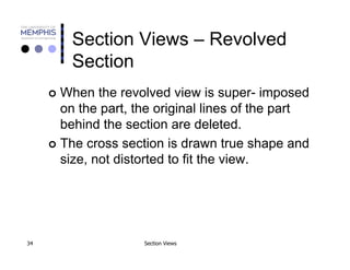 Engineering drawing: How to Section view | PDF