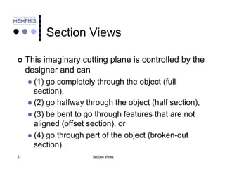 Engineering drawing: How to Section view | PDF