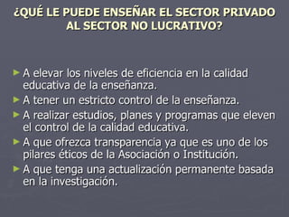 sector publico y privado