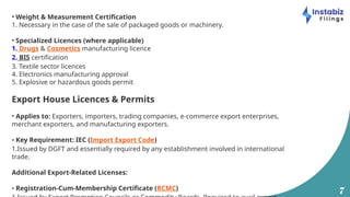 Sector-specific licences & permits e.g., food business (FSSAI ...