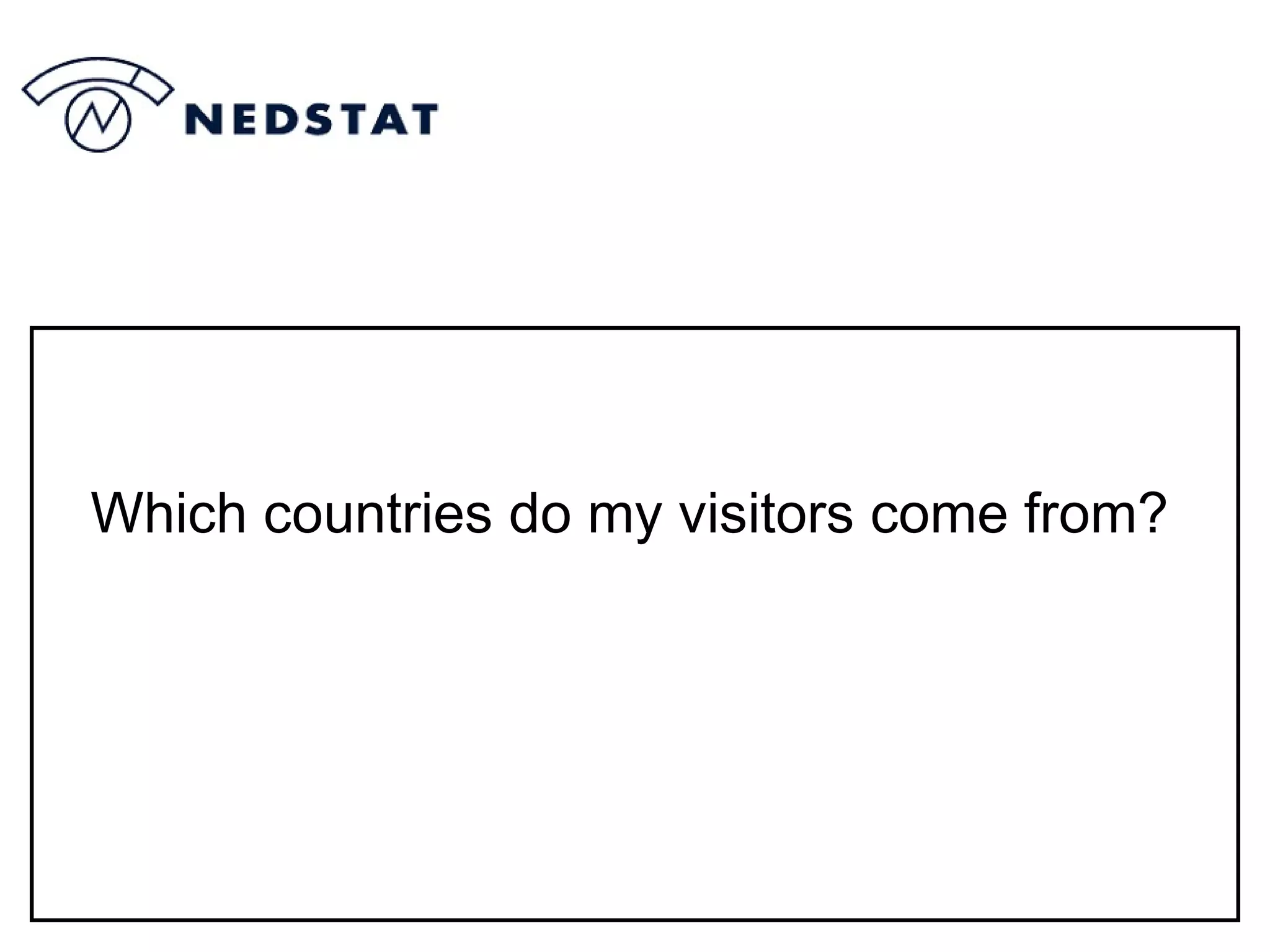 Which countries do my visitors come from? 