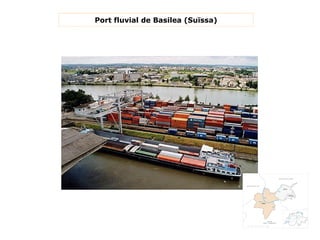 Port fluvial de Basilea (Suïssa) 