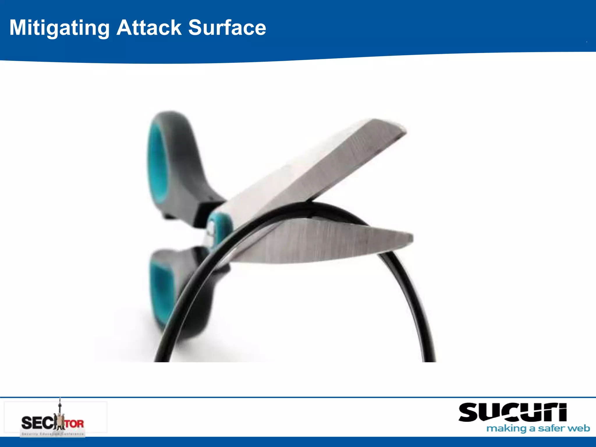Mitigating Attack Surface 
 