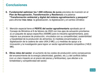 Observatorio del sector agroalimentario de las regiones españolas. Informe 2021
