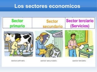 Los sectores economicos
 