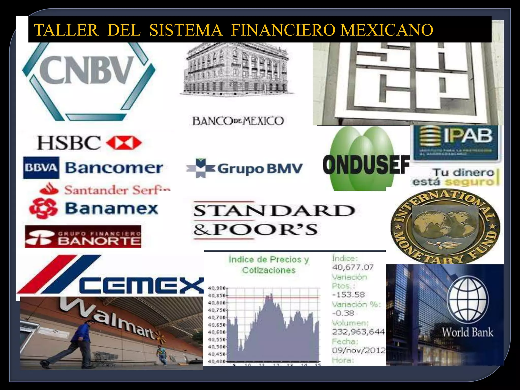 TALLER DEL SISTEMA FINANCIERO MEXICANO 
 