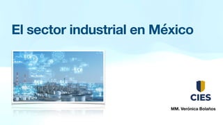 MM. Verónica Bolaños
El sector industrial en México
 