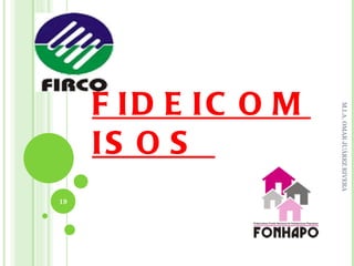 M.I.A. OMAR JUÁREZ RIVERA
F ID E IC O M
IS O S
                              19
 