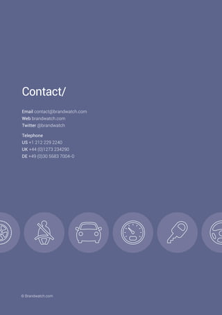 © Brandwatch.com
Contact/
Email contact@brandwatch.com
Web brandwatch.com
Twitter @brandwatch
Telephone
US +1 212 229 2240
UK +44 (0)1273 234290
DE +49 (0)30 5683 7004-0
 