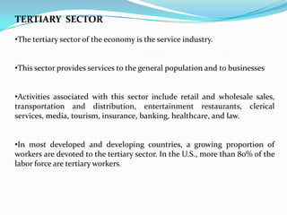 Sectors of economy | PPT