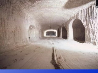 Minerales no metálicos: Mina de sal - Cardona
 