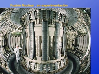 Fusión Nuclear , en experimentación
 