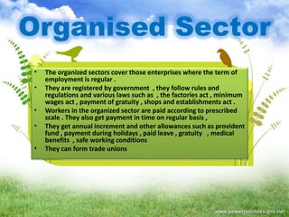 Sectors of indian economy | PPTX