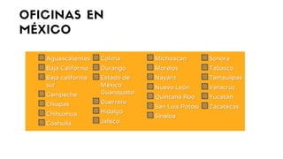 OFICINAS EN
MÉXICO
 