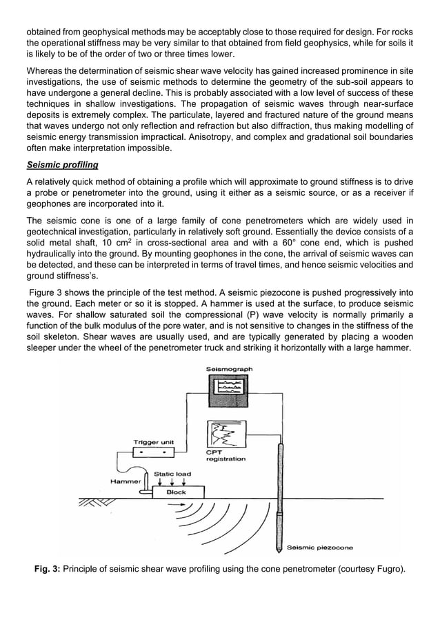 Geotechnical site investigation | PDF | Civil Engineering Industry ...
