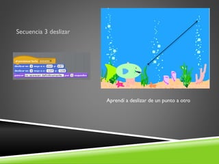 Secuencia 3 deslizar
Aprendí a deslizar de un punto a otro
 
