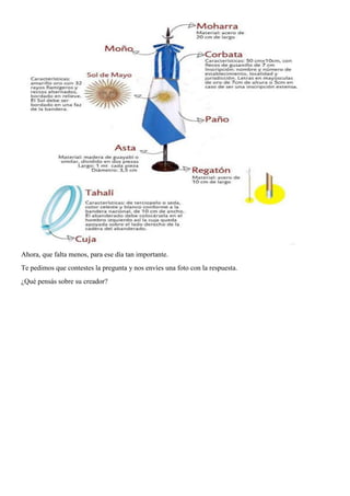 Ahora, que falta menos, para ese día tan importante.
Te pedimos que contestes la pregunta y nos envíes una foto con la res...