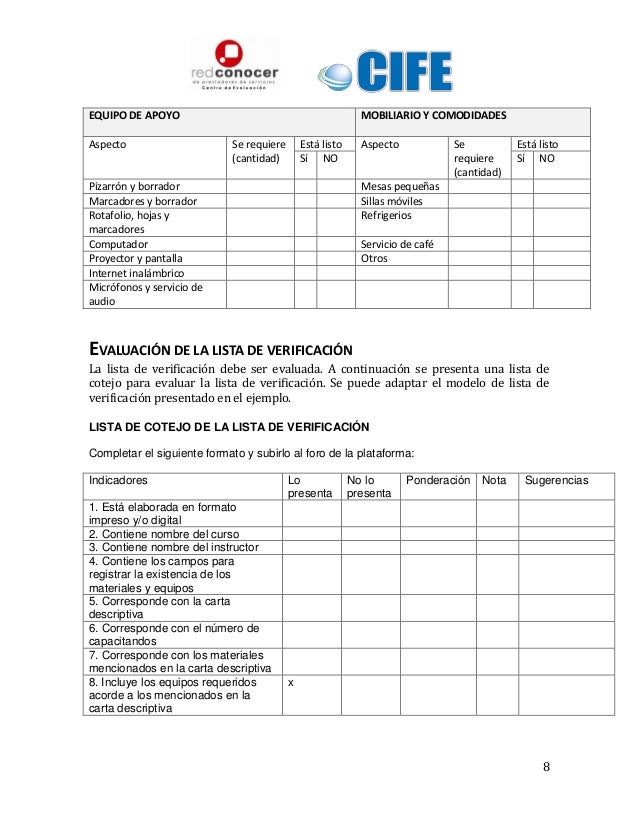 Secuencia certificación
