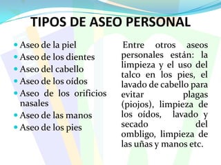 Secuencia de habitos de higiene