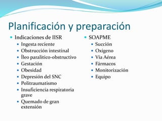 Soapme Checklist Secuencia de intubacion rapida | PPTX