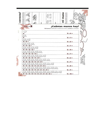 Secuencia de matematica multipicar