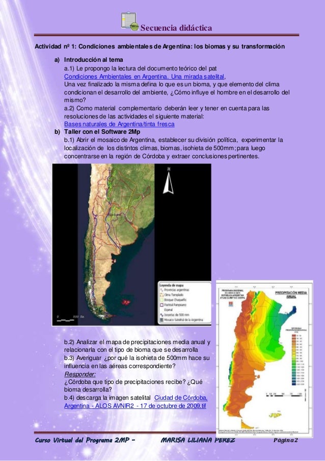 Secuencia didactica PROGRAMA 2MP