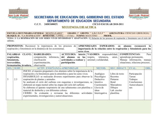 SECRETARIA DE EDUCACION DEL GOBIERNO DEL ESTADO
                                          DEPARTAMENTO DE EDUCACION SECUND...