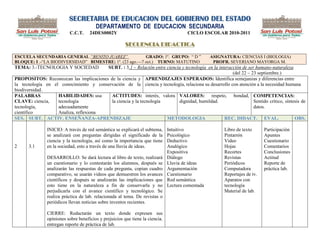 SECRETARIA DE EDUCACION DEL GOBIERNO DEL ESTADO
                                        DEPARTAMENTO DE EDUCACION SECUNDAR...
