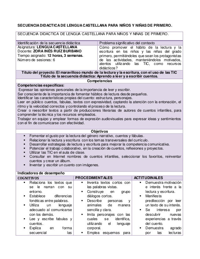 Secuencia Didactica De Lengua Para Quinto Grado Fotos De Perfil