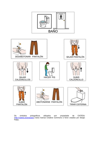 Os símbolos pictográficos utilizados son propiedade de CATEDU
(http://catedu.es/arasaac/) baixo licenza Creative Commons e...